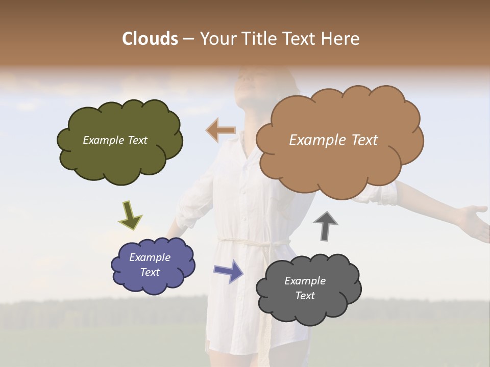 Vitality Cloud Looking PowerPoint Template