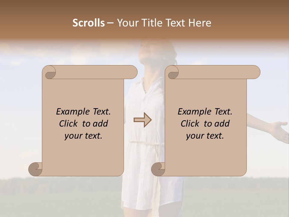 Vitality Cloud Looking PowerPoint Template