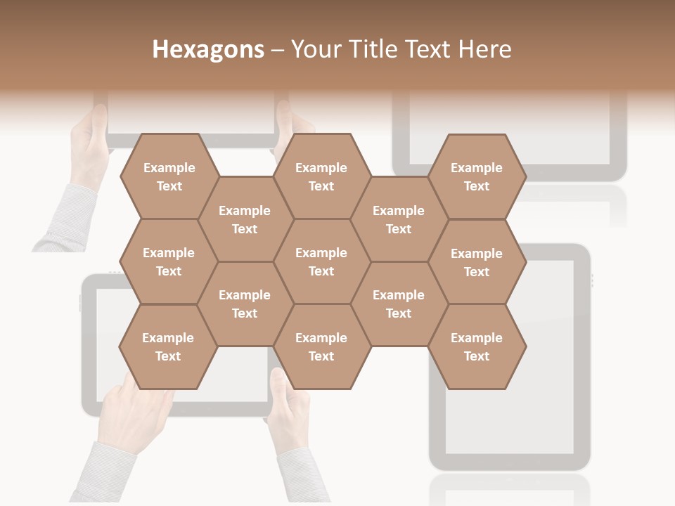 Hand Monitor Object PowerPoint Template
