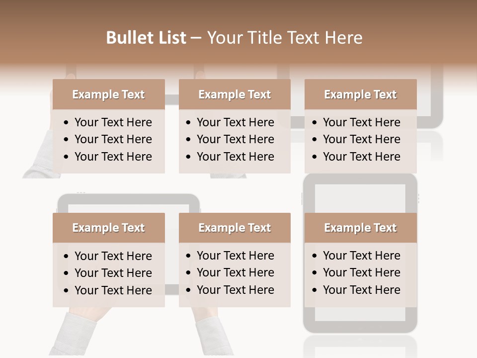 Hand Monitor Object PowerPoint Template
