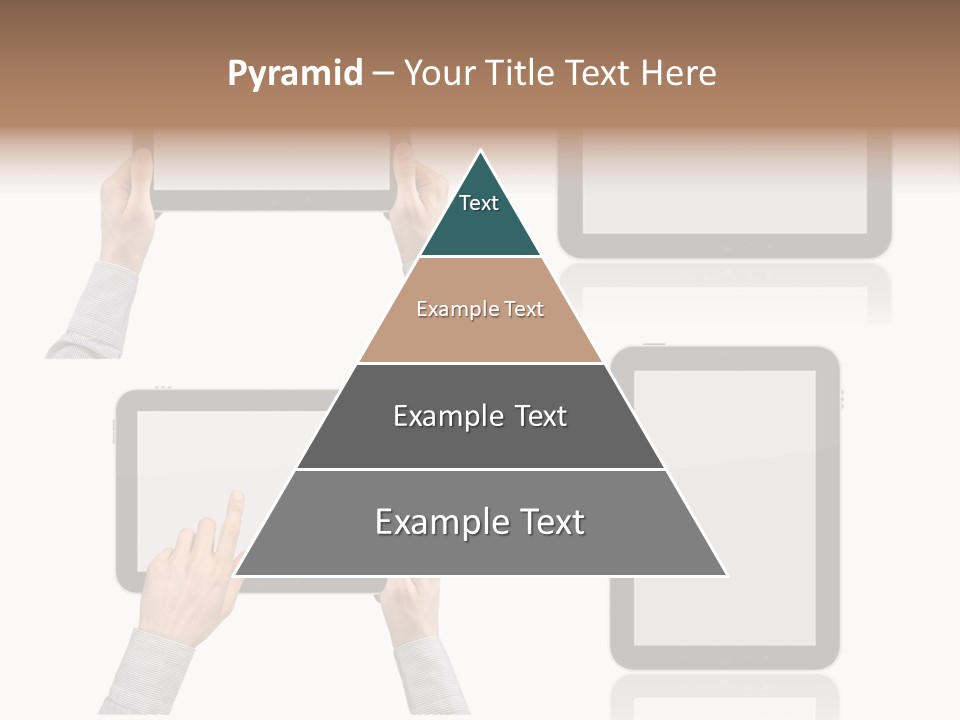Hand Monitor Object PowerPoint Template