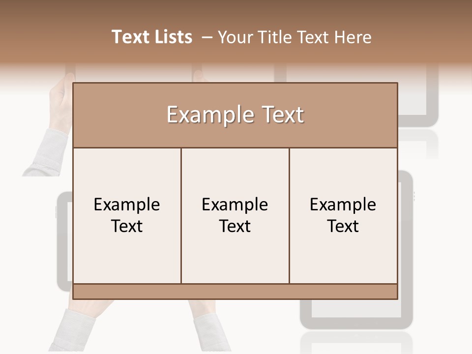 Hand Monitor Object PowerPoint Template