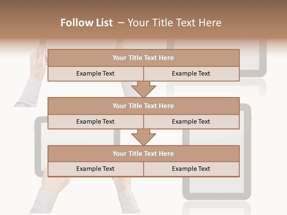 Hand Monitor Object PowerPoint Template
