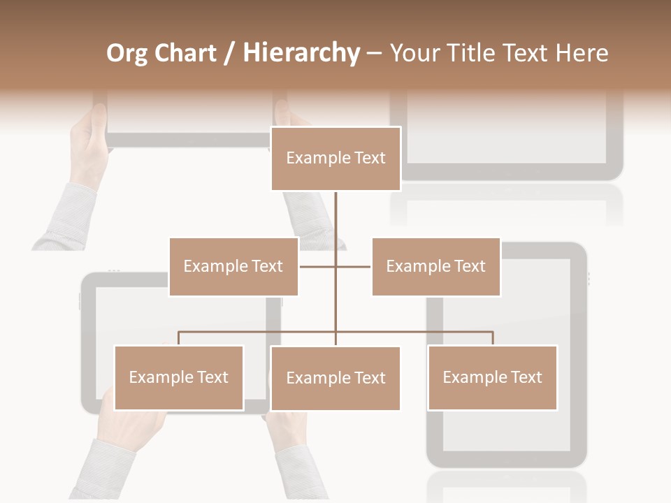 Hand Monitor Object PowerPoint Template
