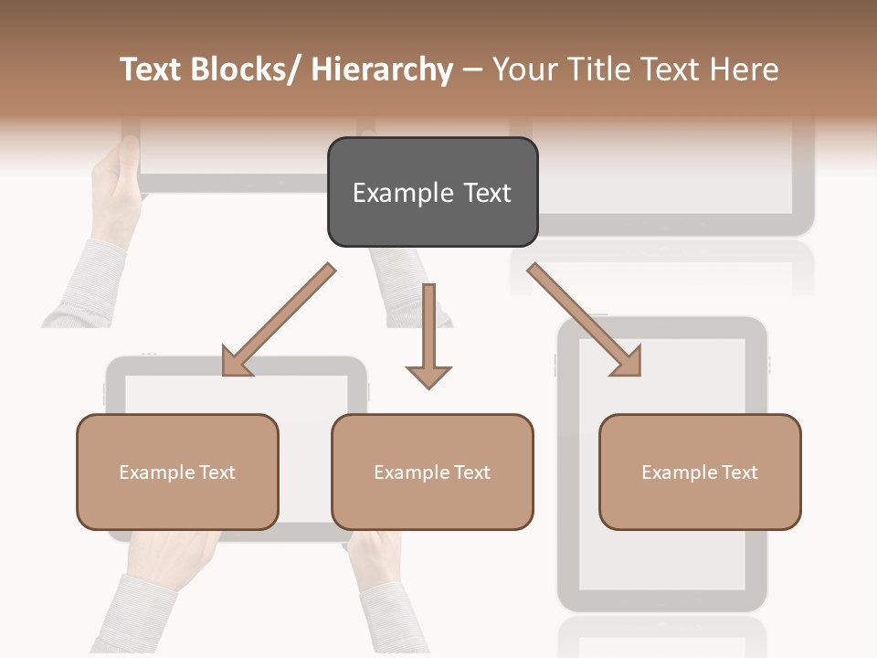 Hand Monitor Object PowerPoint Template