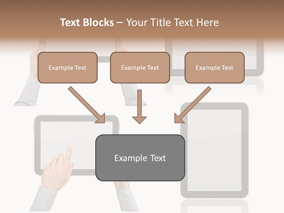 Hand Monitor Object PowerPoint Template