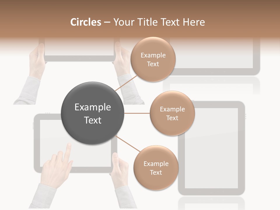 Hand Monitor Object PowerPoint Template