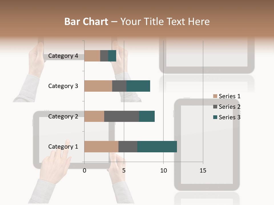 Hand Monitor Object PowerPoint Template