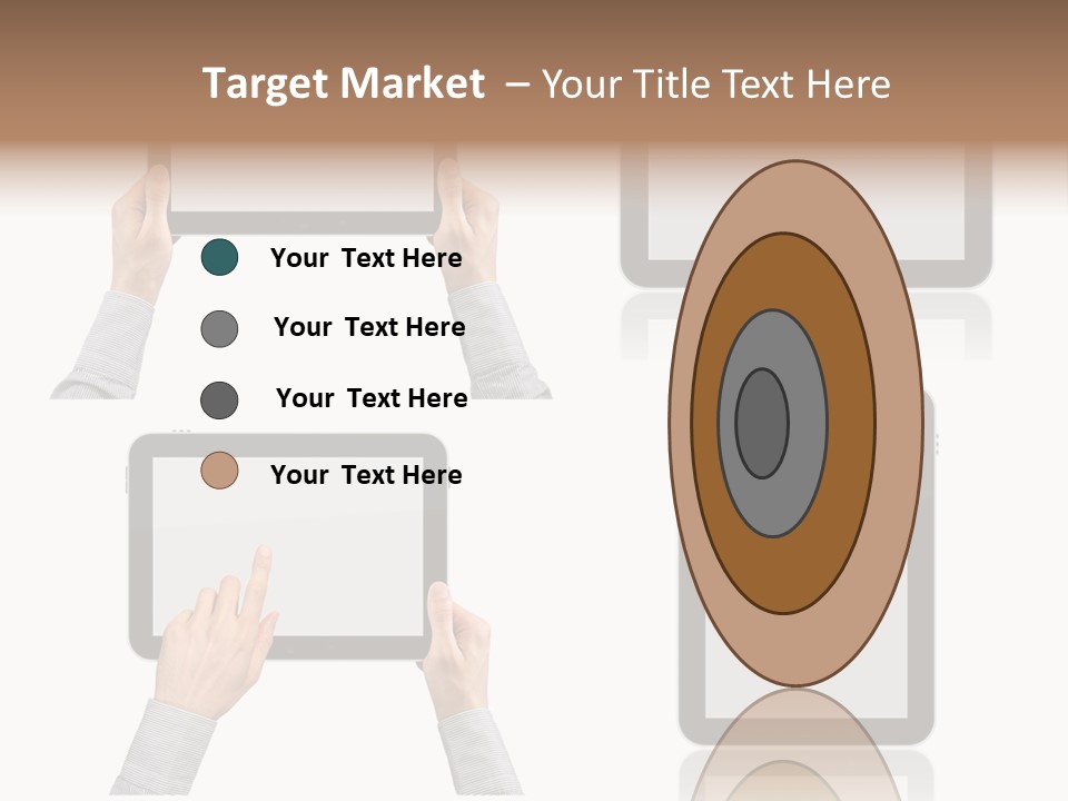 Hand Monitor Object PowerPoint Template