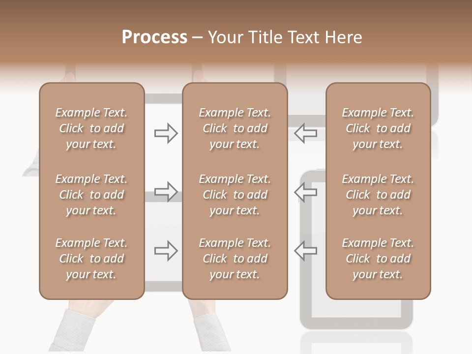 Hand Monitor Object PowerPoint Template