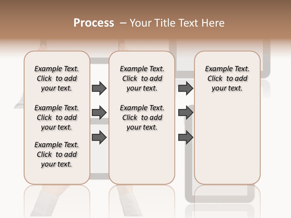 Hand Monitor Object PowerPoint Template