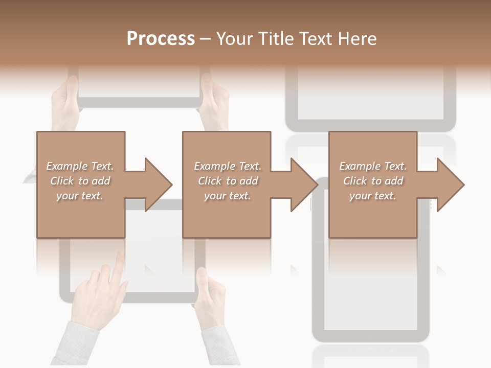 Hand Monitor Object PowerPoint Template