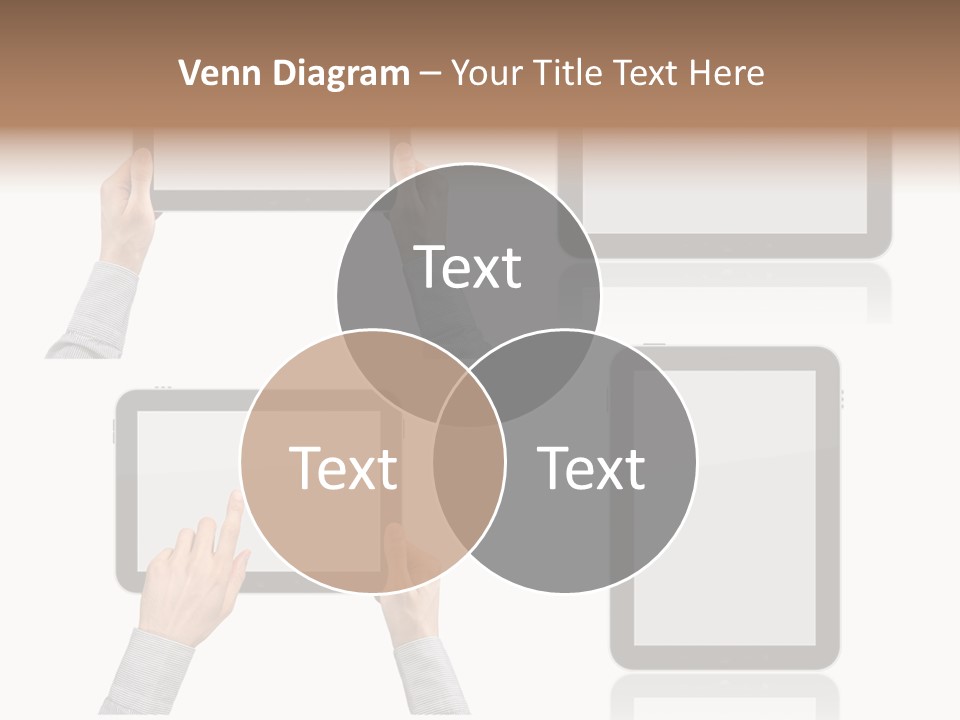 Hand Monitor Object PowerPoint Template