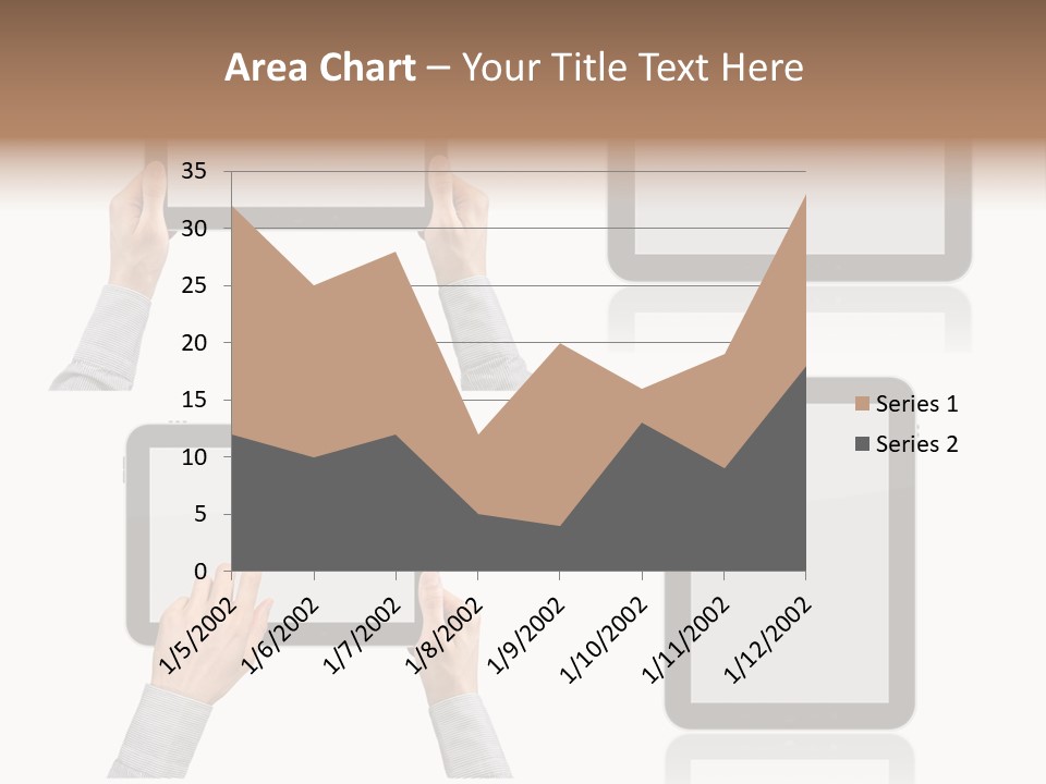 Hand Monitor Object PowerPoint Template