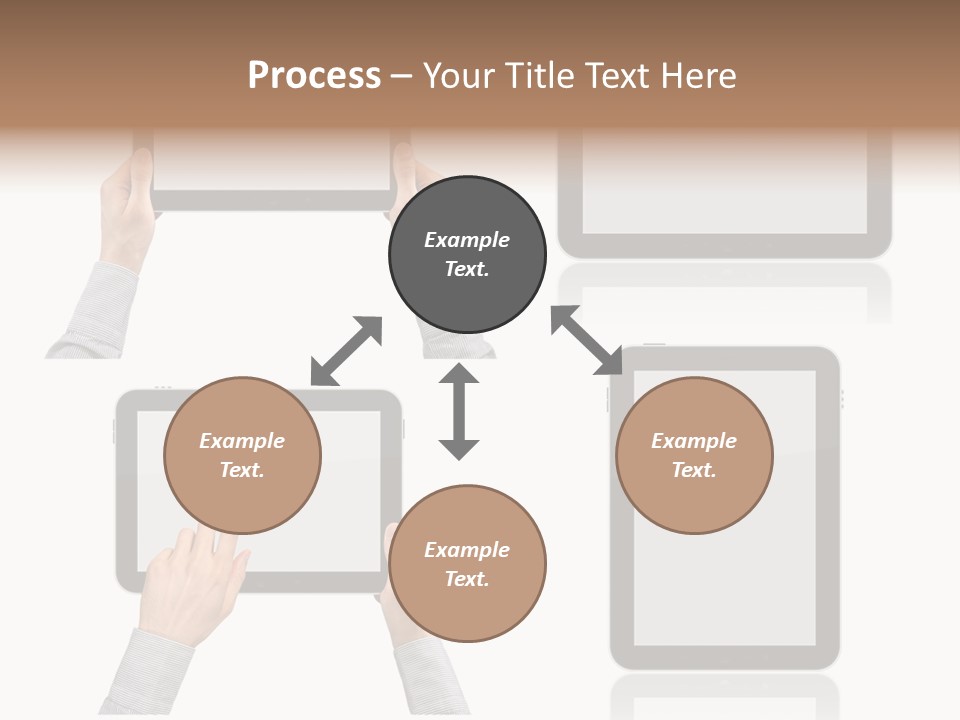 Hand Monitor Object PowerPoint Template
