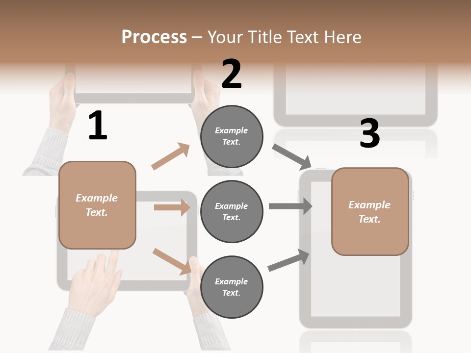 Hand Monitor Object PowerPoint Template