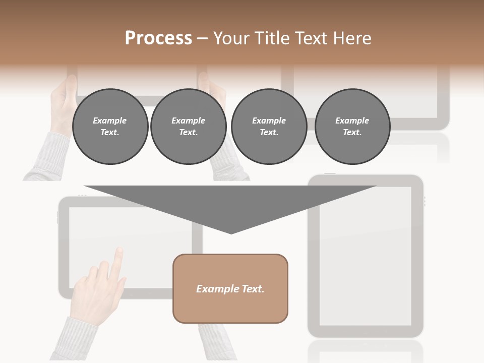 Hand Monitor Object PowerPoint Template