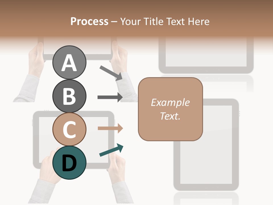 Hand Monitor Object PowerPoint Template