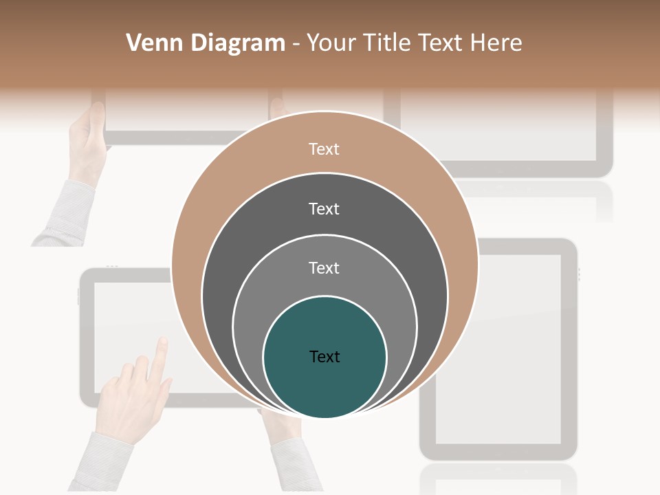 Hand Monitor Object PowerPoint Template