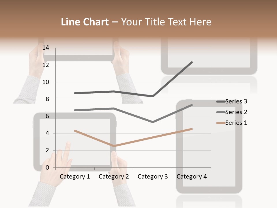 Hand Monitor Object PowerPoint Template