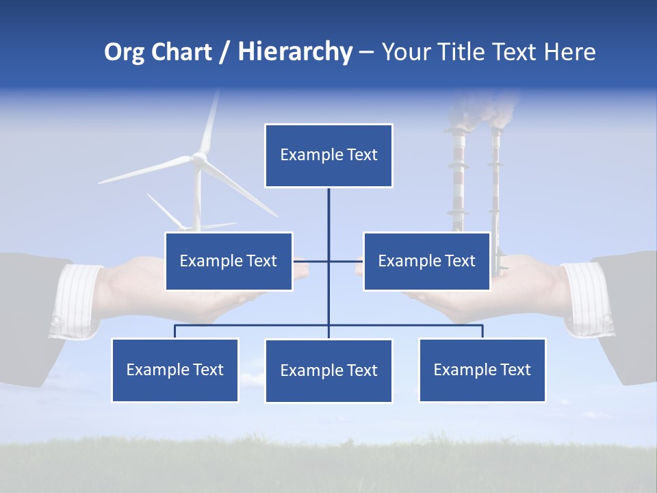 Turbine Climate Sky PowerPoint Template