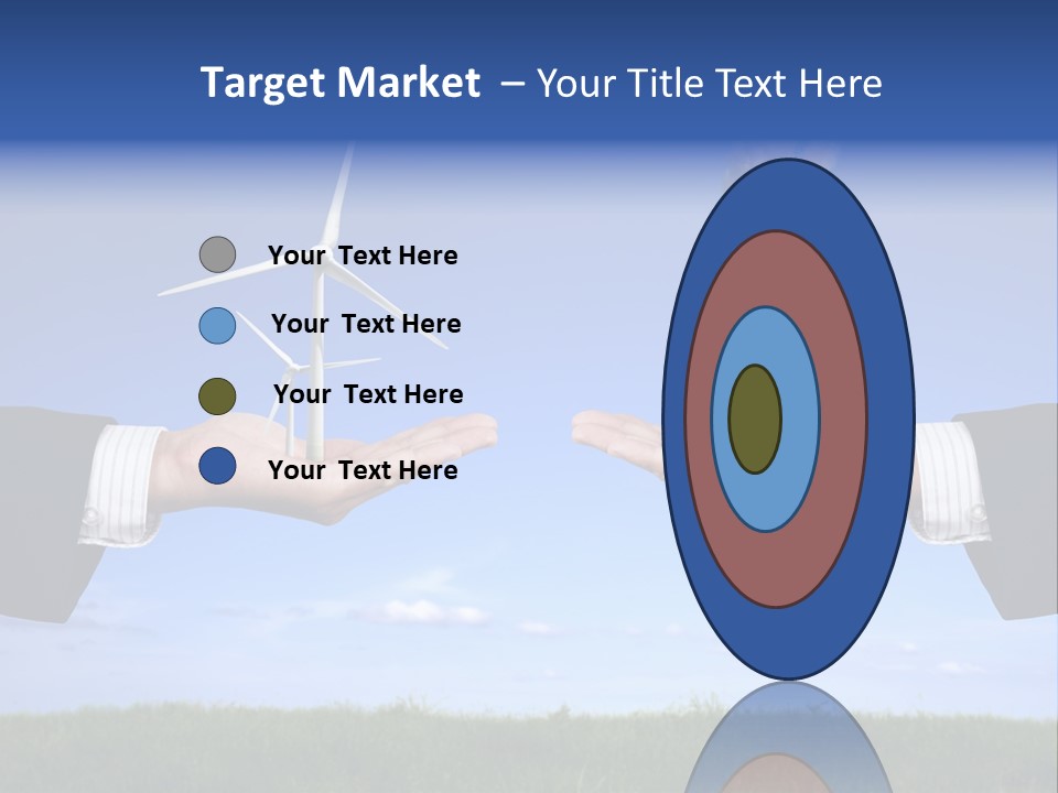 Turbine Climate Sky PowerPoint Template