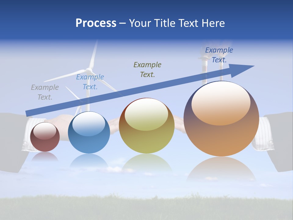 Turbine Climate Sky PowerPoint Template