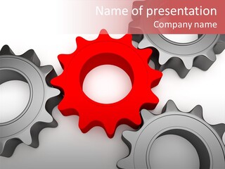 Relation Metallic Assembly PowerPoint Template