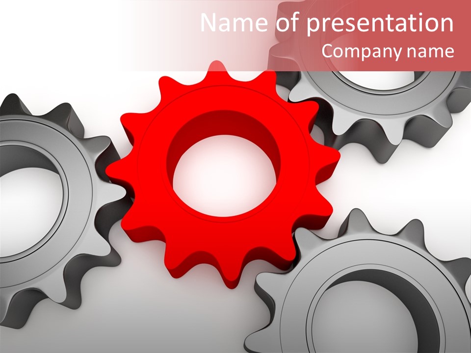 Relation Metallic Assembly PowerPoint Template