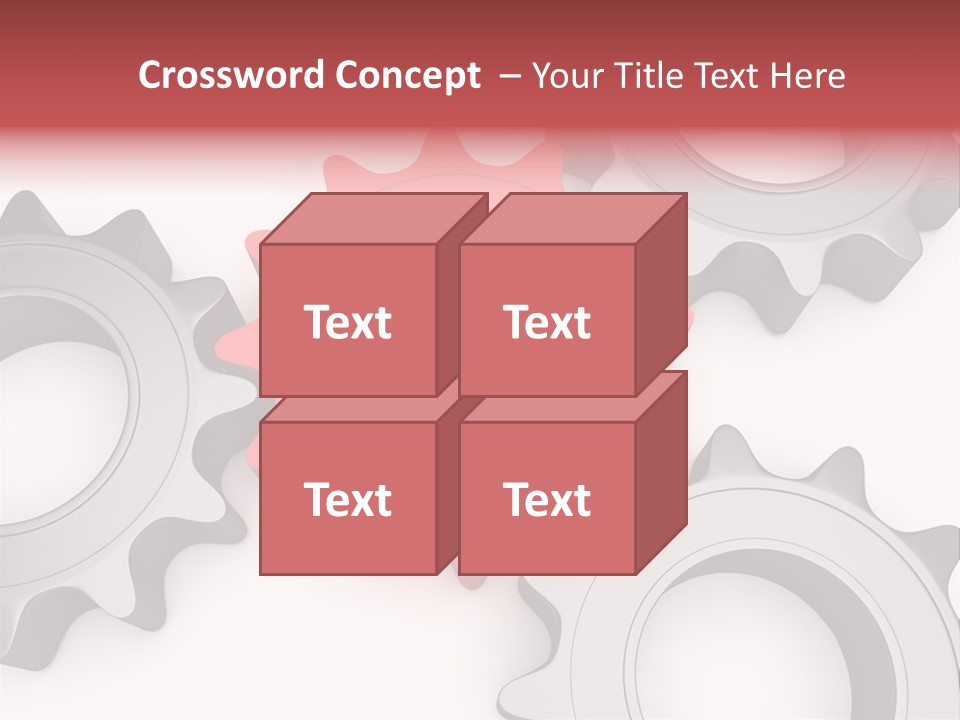 Relation Metallic Assembly PowerPoint Template