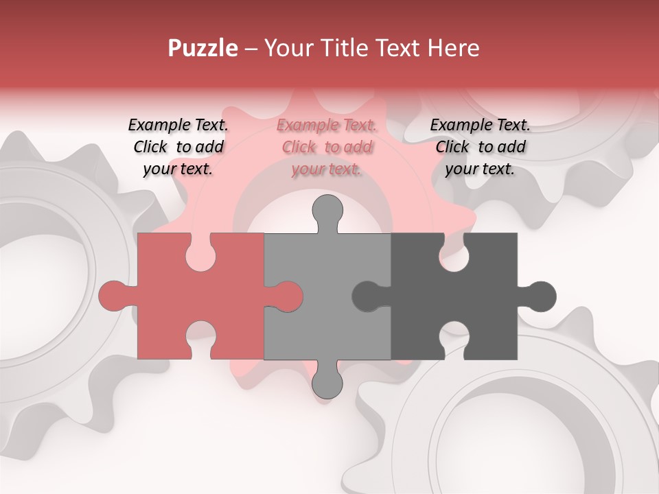 Relation Metallic Assembly PowerPoint Template