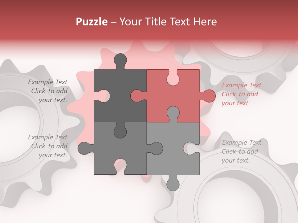 Relation Metallic Assembly PowerPoint Template