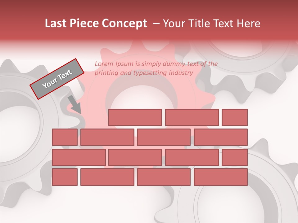 Relation Metallic Assembly PowerPoint Template