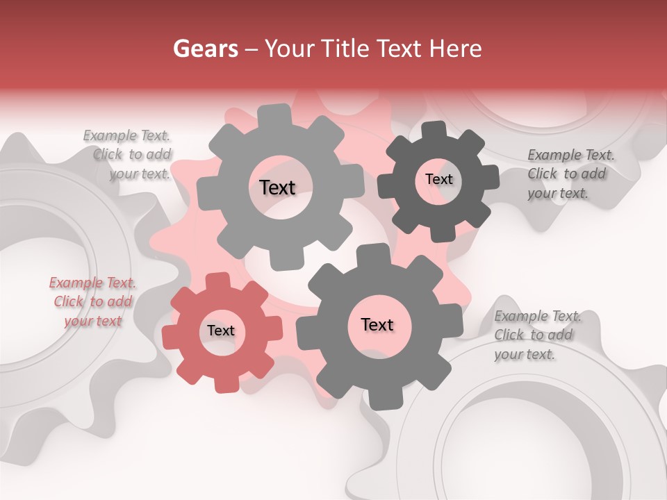 Relation Metallic Assembly PowerPoint Template