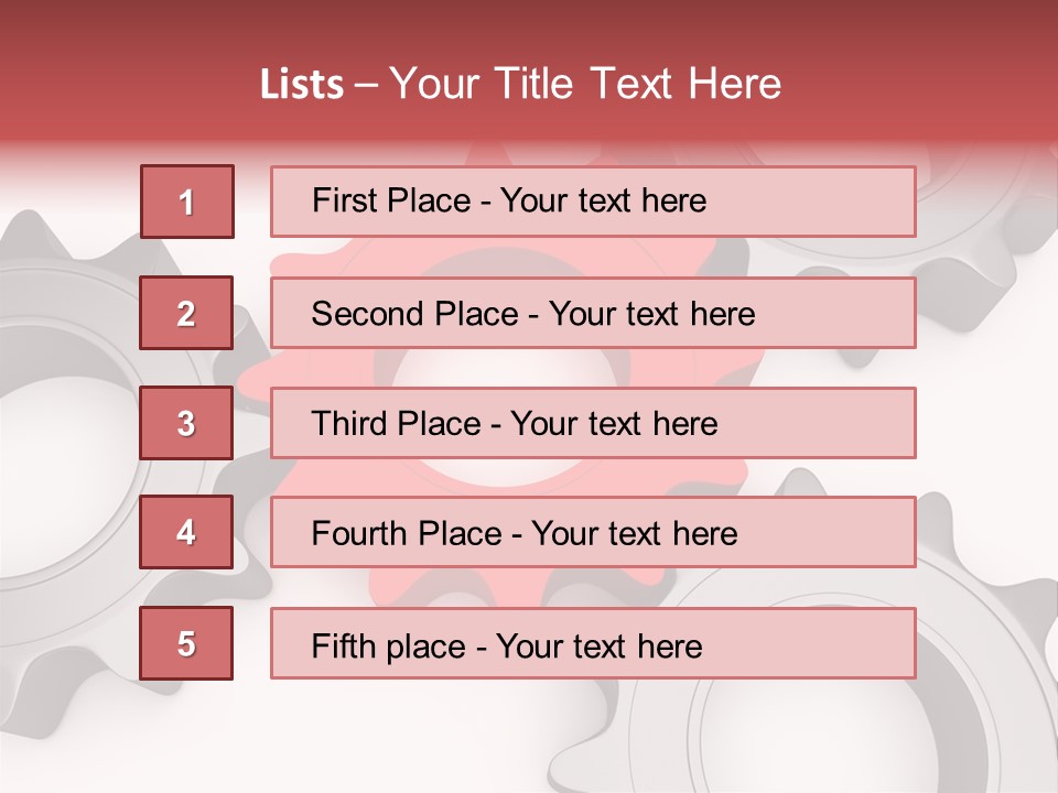 Relation Metallic Assembly PowerPoint Template