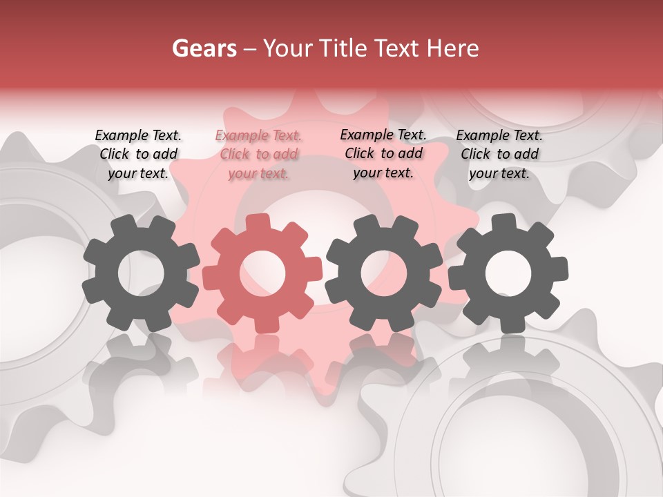 Relation Metallic Assembly PowerPoint Template