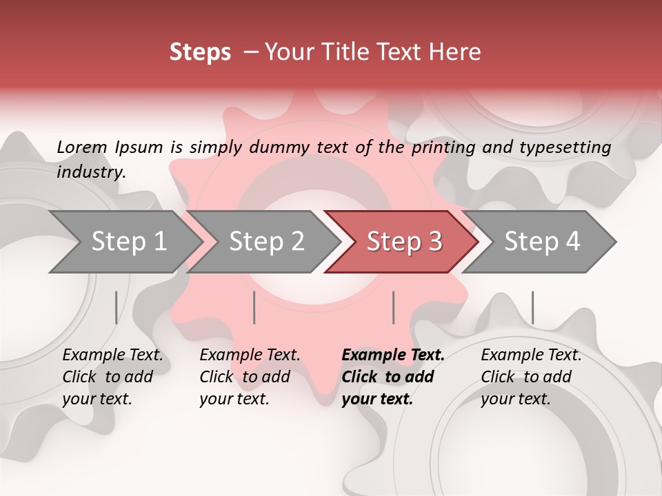Relation Metallic Assembly PowerPoint Template