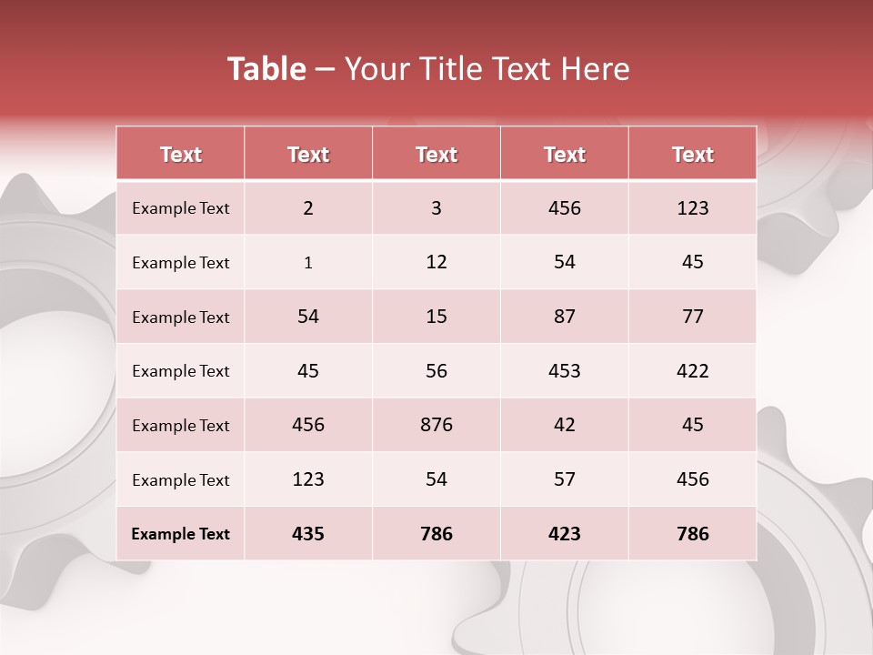 Relation Metallic Assembly PowerPoint Template