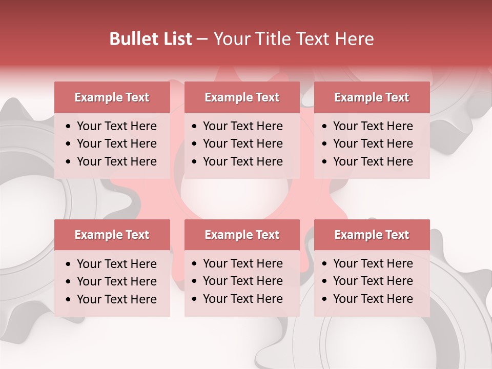 Relation Metallic Assembly PowerPoint Template