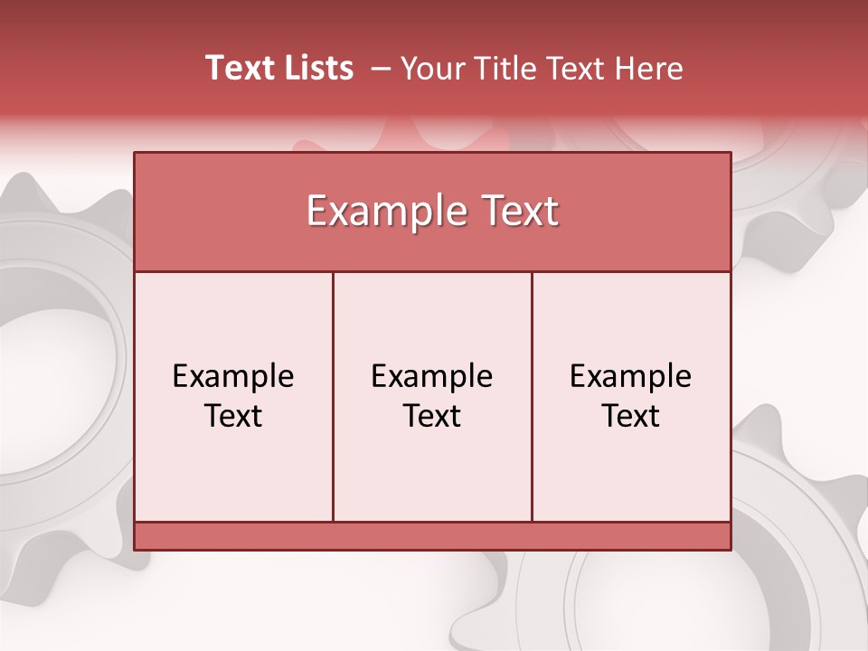 Relation Metallic Assembly PowerPoint Template