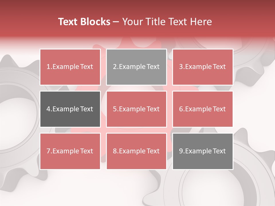 Relation Metallic Assembly PowerPoint Template