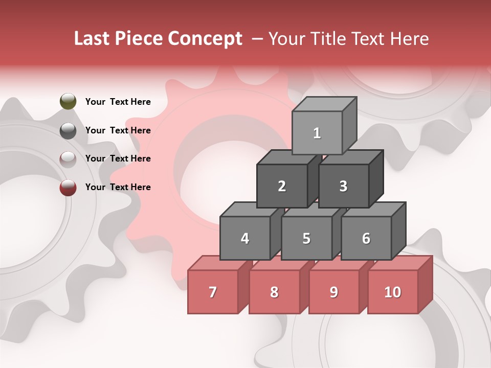 Relation Metallic Assembly PowerPoint Template