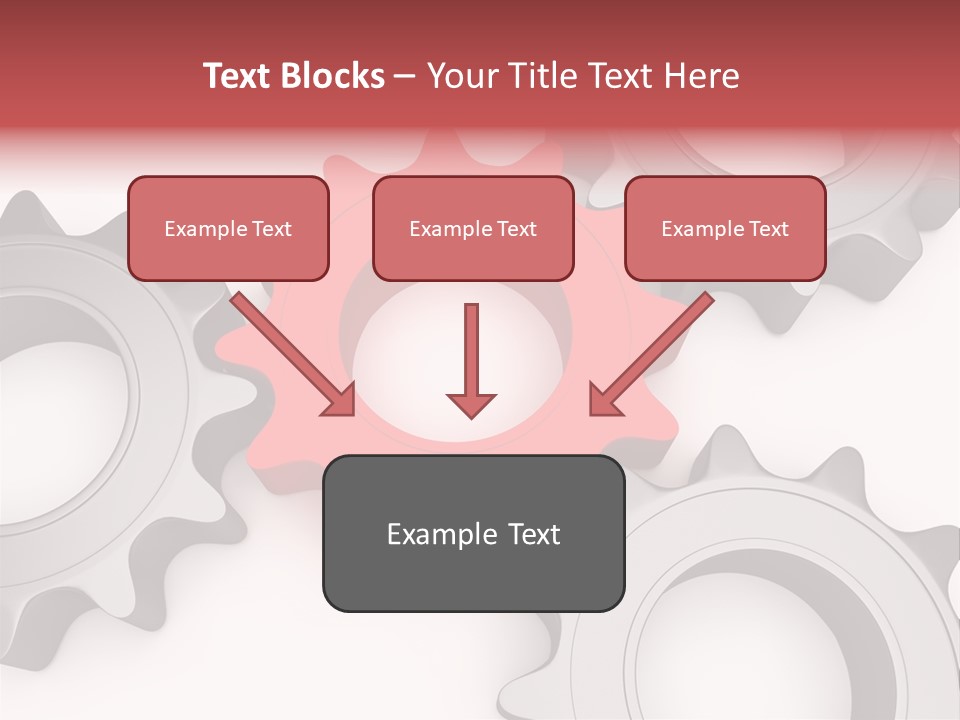 Relation Metallic Assembly PowerPoint Template