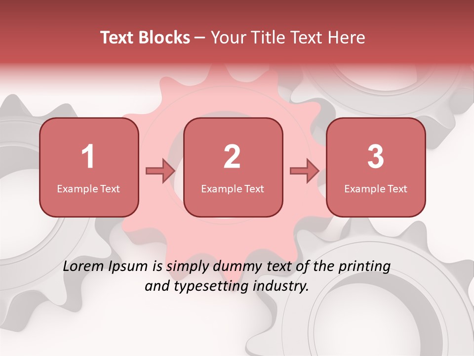 Relation Metallic Assembly PowerPoint Template
