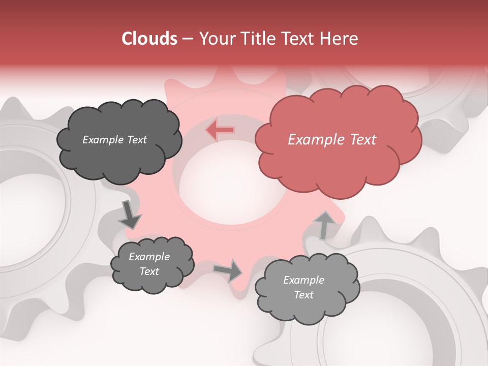 Relation Metallic Assembly PowerPoint Template
