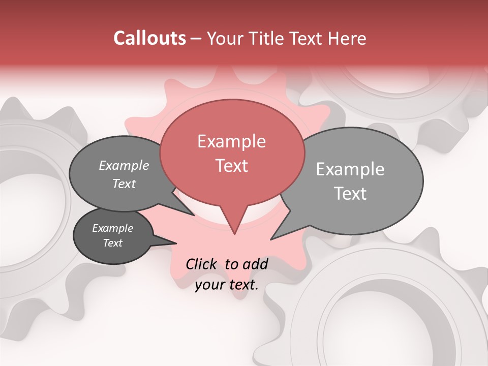 Relation Metallic Assembly PowerPoint Template