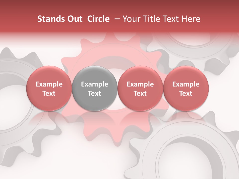 Relation Metallic Assembly PowerPoint Template