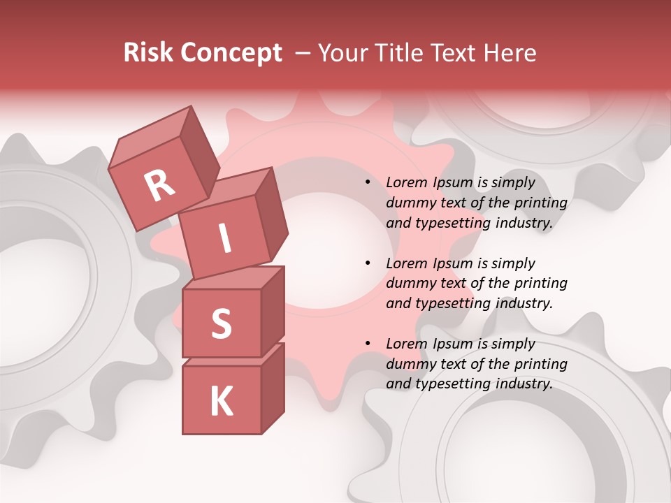 Relation Metallic Assembly PowerPoint Template