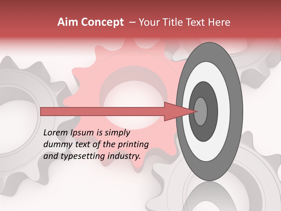Relation Metallic Assembly PowerPoint Template