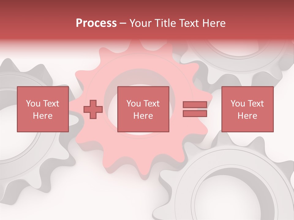 Relation Metallic Assembly PowerPoint Template